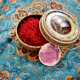 زعفران نگین با ظرف خاتم نیم مثقال